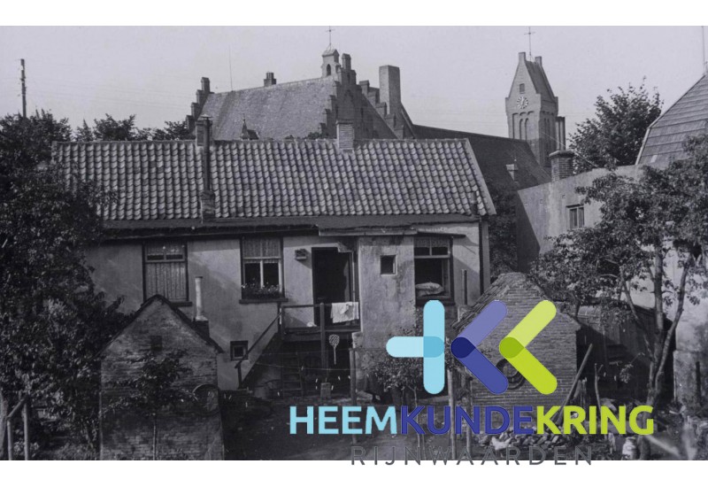 Lobith 1950 Achterzijde Dorpsdijk